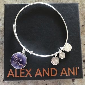 Alex and Ani Peace Love bracelet (never worn)